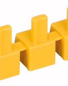 Contact protection for bus bar UL489 3 pieces per 1 strip